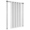 Flexibler Raumteiler Paravent, 178 x 317 cm, ohne Bohren, in Schwarz